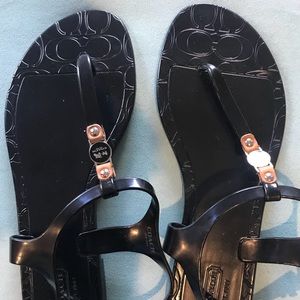 Coach jelly sandals